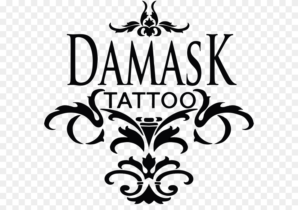 Damask Tattoo, Pattern, Chandelier, Lamp, Text Free Png Download