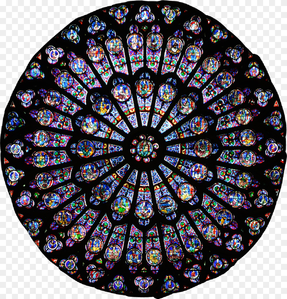 Dame Church Window Holy Dark Colorful Notre Dame Cathedral, Art, Stained Glass Free Transparent Png