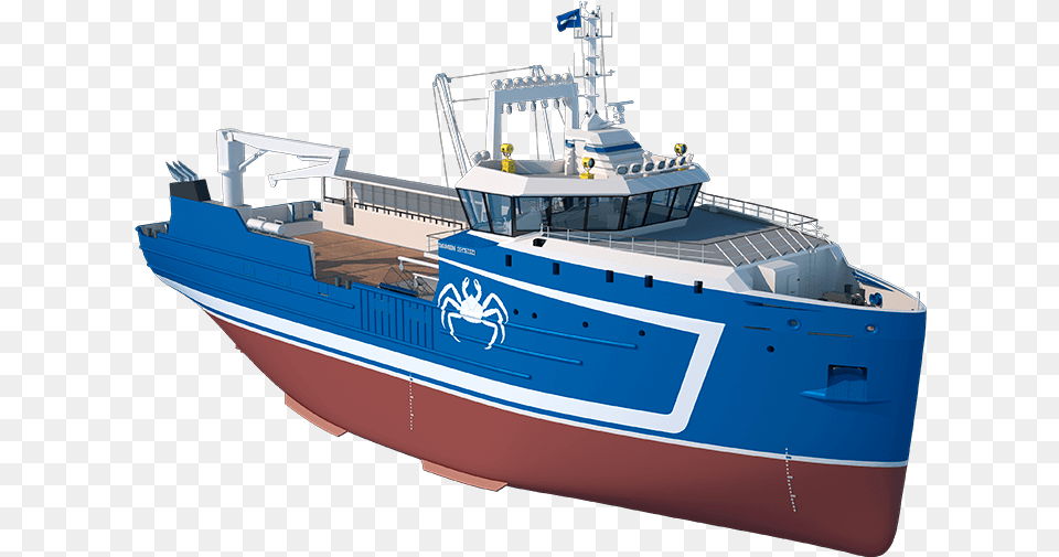 Damen Crab Catcher Motor Ship, Boat, Transportation, Vehicle, Yacht Free Png