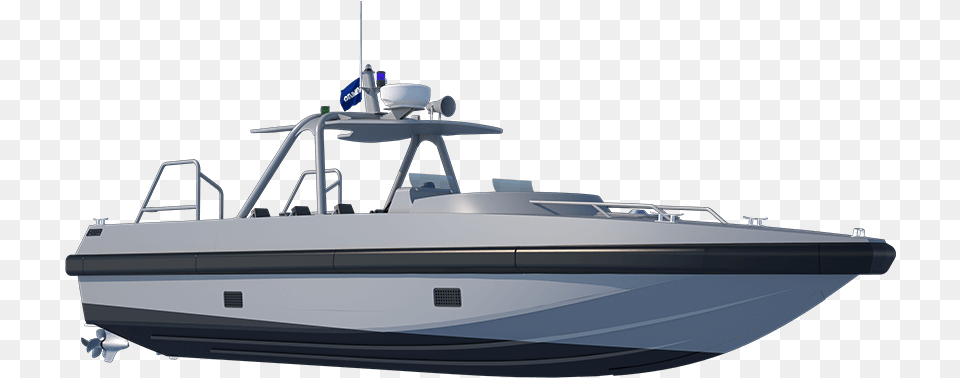 Damen Interceptor 1102 Picnic Boat, Transportation, Vehicle, Yacht Png Image