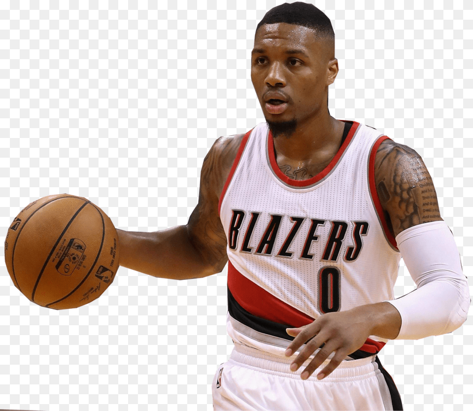 Damian Lillard, Ball, Basketball, Basketball (ball), Sport Free Png