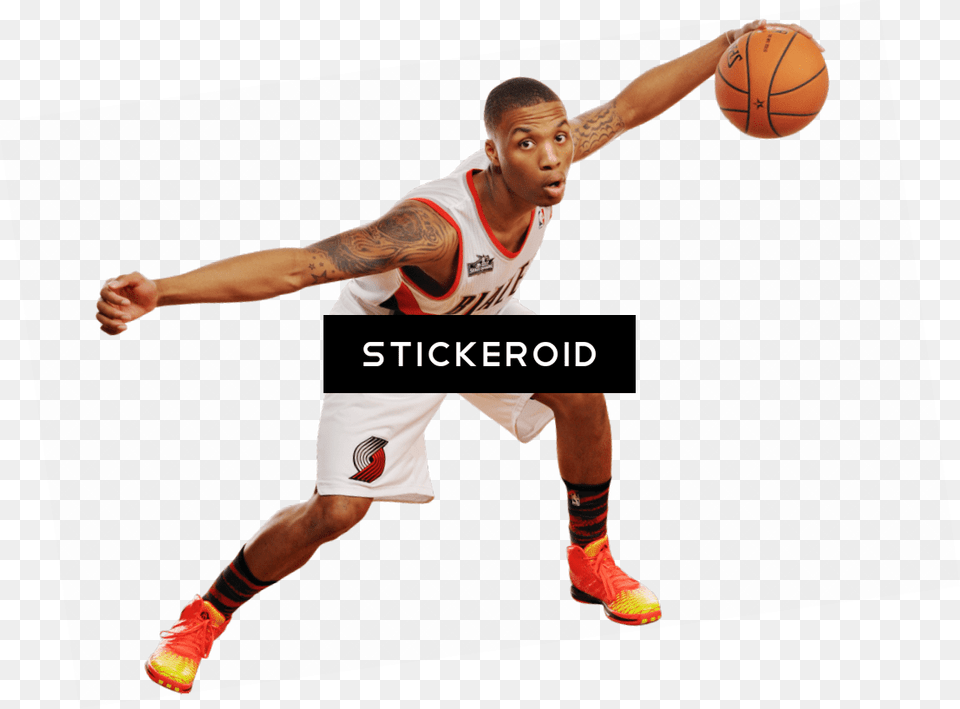 Damian Lillard Arms Spread, Adult, Person, Man, Male Free Transparent Png
