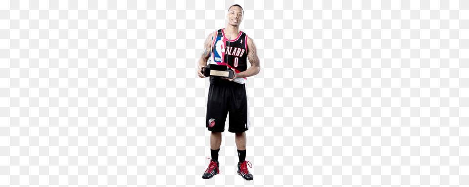 Damian Lillard Damian Lillard Damian Lillard Nba, Clothing, Footwear, Shorts, Shoe Free Transparent Png