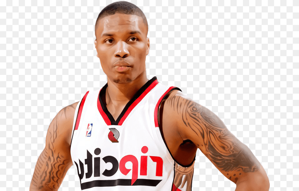 Damian Lillard Download Basketball Player, Adult, Male, Man, Person Png Image