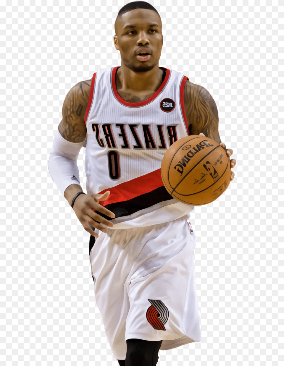 Damian Lillard Download Image Jersey Damian Lillard, Sport, Ball, Basketball, Basketball (ball) Free Transparent Png