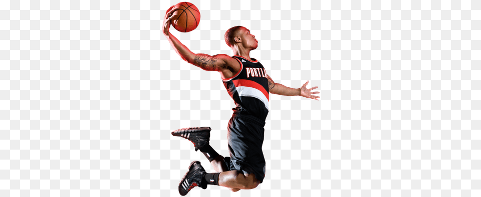 Damian Lillard Dunk With Images Sports Nba 2k20, Person, Hand, Body Part, Finger Free Png Download