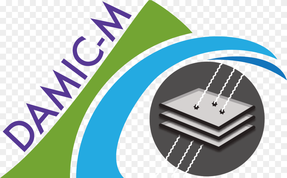 Damic M Dark Matter In Ccds At Modane Damicm Damic Logo, Art, Graphics, Cutlery, Fork Free Png