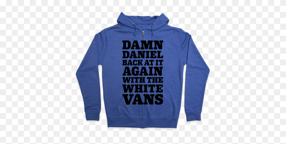 Damn Daniel Hooded Sweatshirts Lookhuman, Clothing, Sweater, Sleeve, Long Sleeve Png