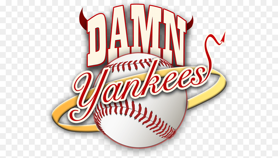 Damn Yankees Broadway Logo, Ball, Baseball, Baseball (ball), Sport Png Image