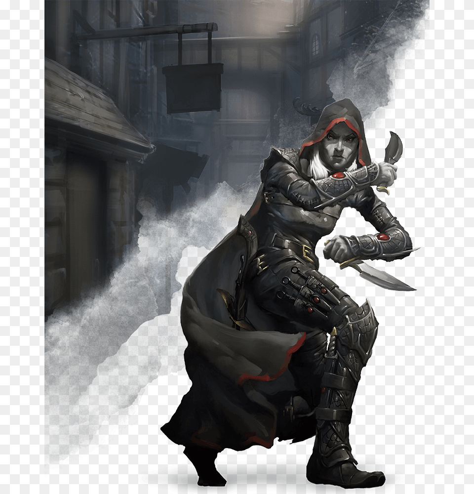 Dampd Drow Rogue, Adult, Male, Man, Person Png Image