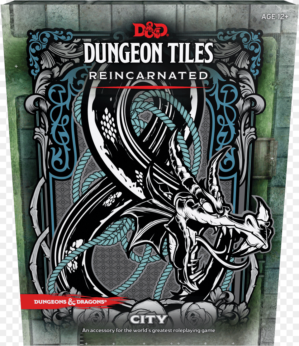 Dampd Dungeon Tiles Reincarnated City Rrp 34 Dungeon Tiles Reincarnated City, Book, Publication, Advertisement, Poster Free Transparent Png