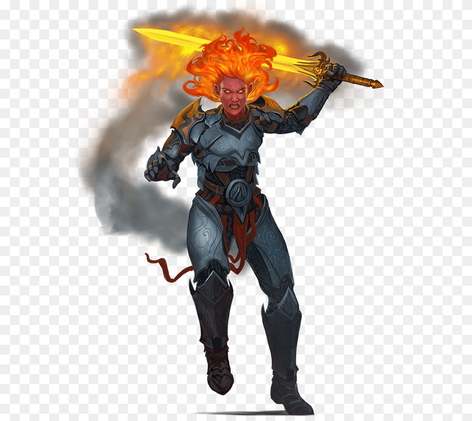 Dampd Female Fire Giant, Adult, Male, Man, Person Free Png Download
