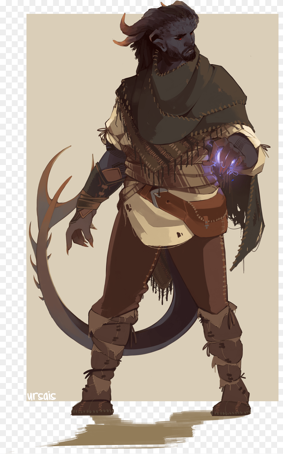 Dampd Male Tiefling Warlock, Adult, Man, Person, Face Free Transparent Png