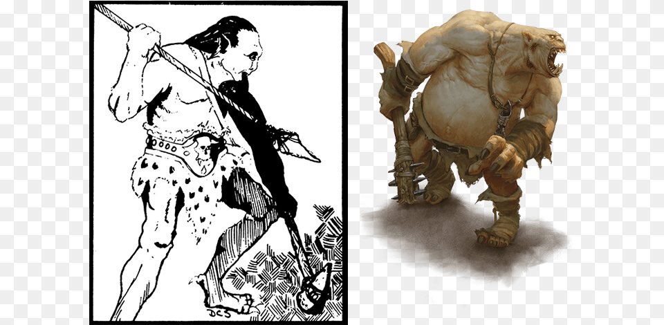 Dampd Ogre Monster Manual, Person, Animal, Mammal, Wildlife Png