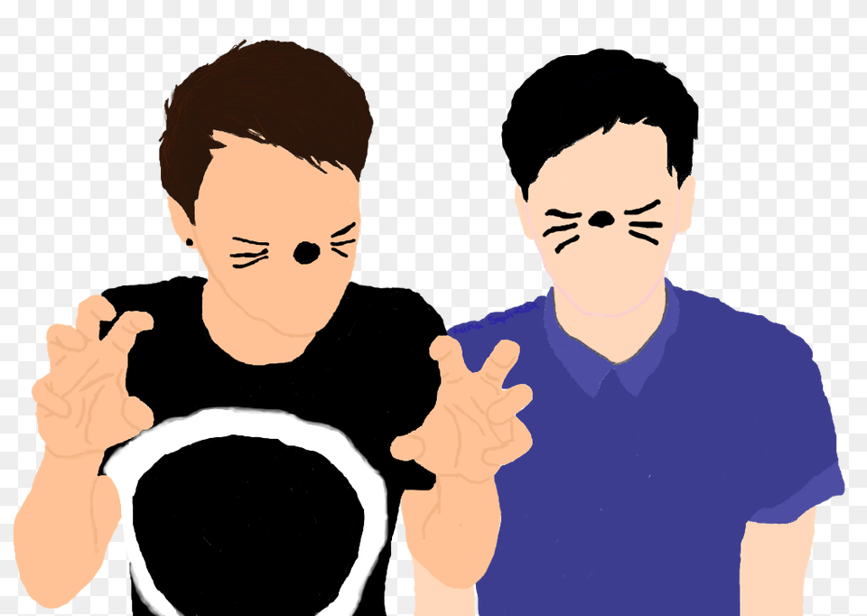 Dan And Phil, Person, Hand, Finger, Body Part Free Transparent Png
