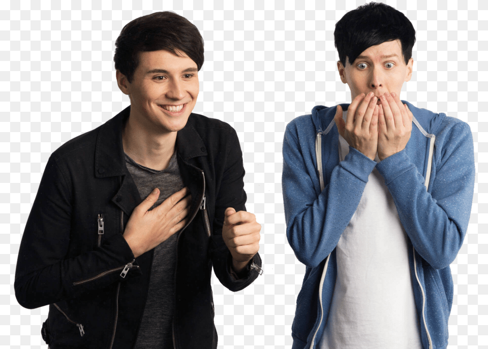 Dan And Phil Dan And Phil Transparent, Person, Head, Face, Adult Free Png Download