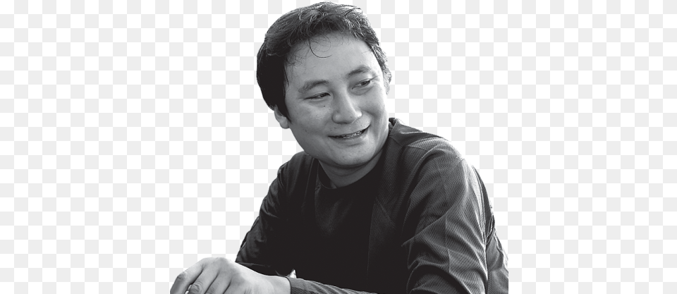 Dan Chung Sitting, Adult, Portrait, Photography, Person Png Image