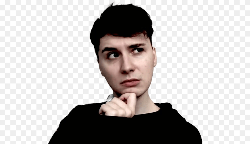 Dan Daniel Howell Danielhowell Youtube Dnp Danandphil, Portrait, Body Part, Face, Head Free Png Download