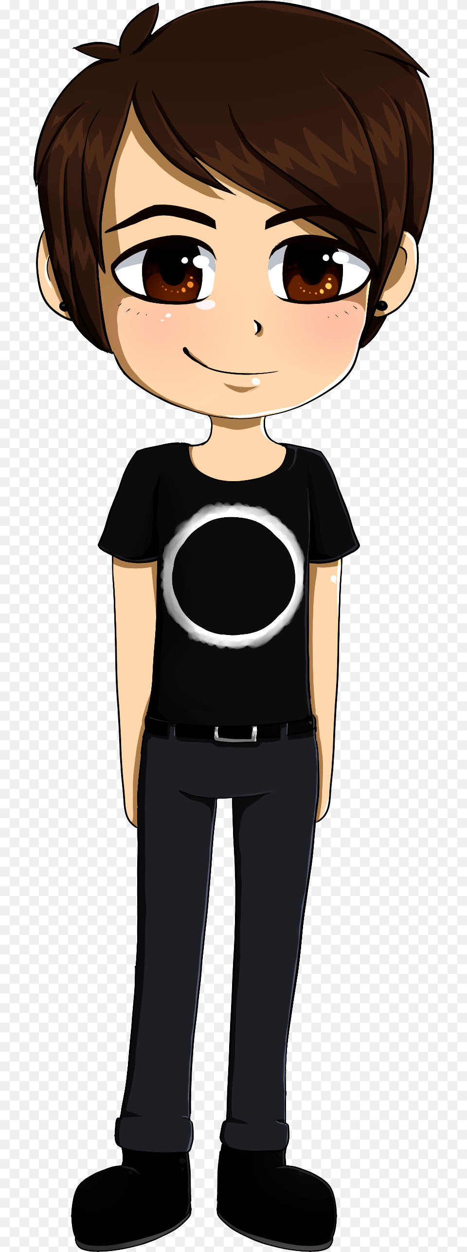 Dan Howell Chibi Drawing Danisnotonfire Drawing Chibi, Book, Comics, Publication, Person Free Png Download