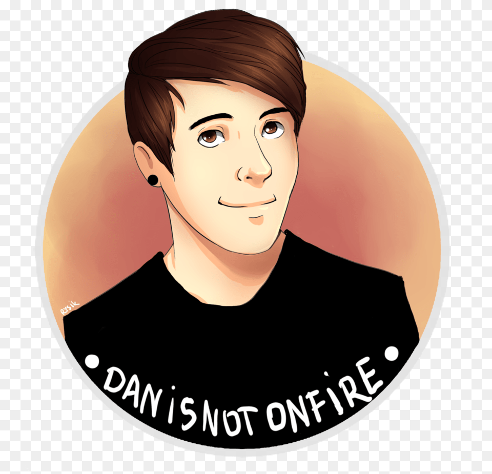 Dan Howell Dan Howell Fanart Transparent, Face, Head, Person, Photography Free Png Download