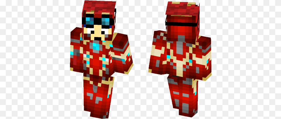 Dan Tdm On Iron Man Suit Minecraft, Person, Baby Png