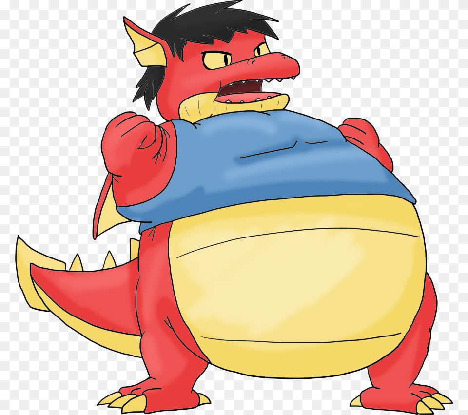 Dan The Fat Red Dragon By Capo16 By Juacoproductionsarts Fat Red Dragon, Baby, Person Png