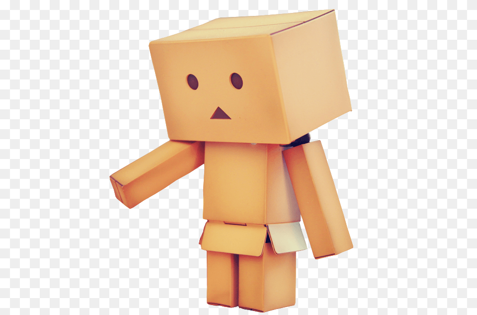 Danbo, Box, Robot, Cardboard, Carton Png