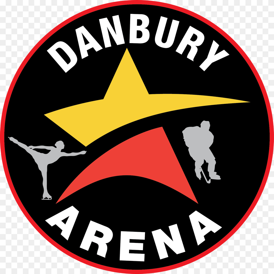 Danbury Ice Arena, Logo, Symbol, Person, Star Symbol Free Png