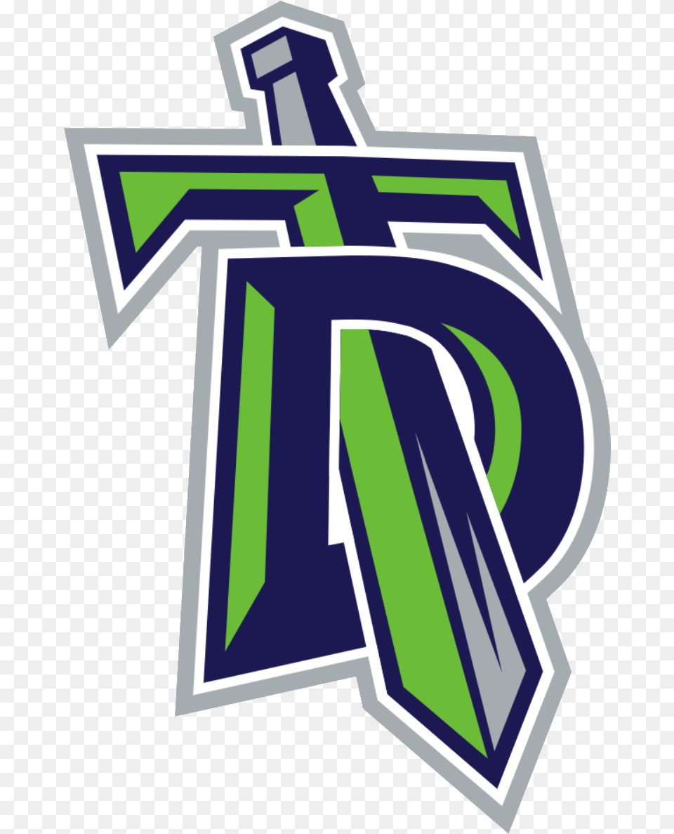 Danbury Titans Secundary Logo Danbury Titans, Cross, Symbol Free Transparent Png