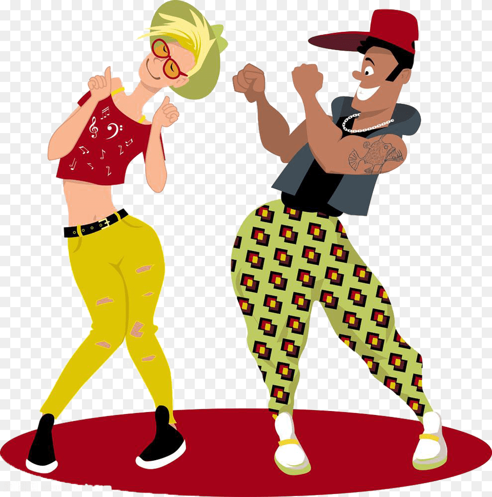 Dance Cartoon Royalty Let39s Dance Cartoon, Clothing, Hat, Person, Face Png Image