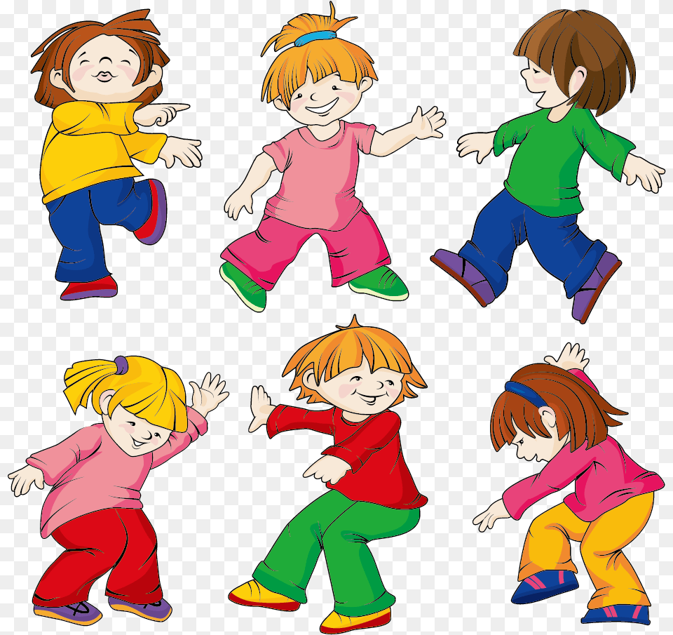 Dance Child Clip Art Clipart Children Dance, Book, Publication, Comics, Baby Free Png