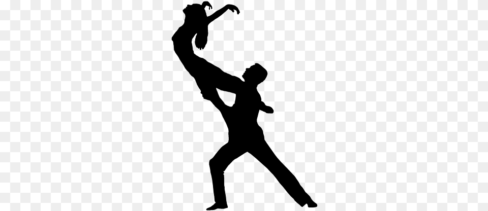 Dance Couples Silhouettes Silhouette Of Dancer, Martial Arts, Person, Sport, Dancing Png