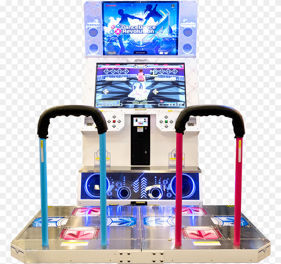 Dance Dance Revolution Arcade, Arcade Game Machine, Game, Person, Adult Free Png Download