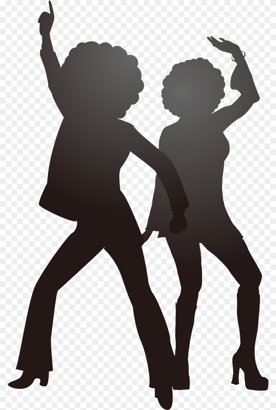 Dance Disco Music Silhouette Vector Silhouette Transparent Disco Dancer, Dancing, Leisure Activities, Person, Body Part Free Png