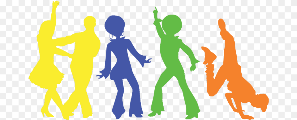 Dance Disco Silhouette, Baby, Dancing, Leisure Activities, Person Png Image