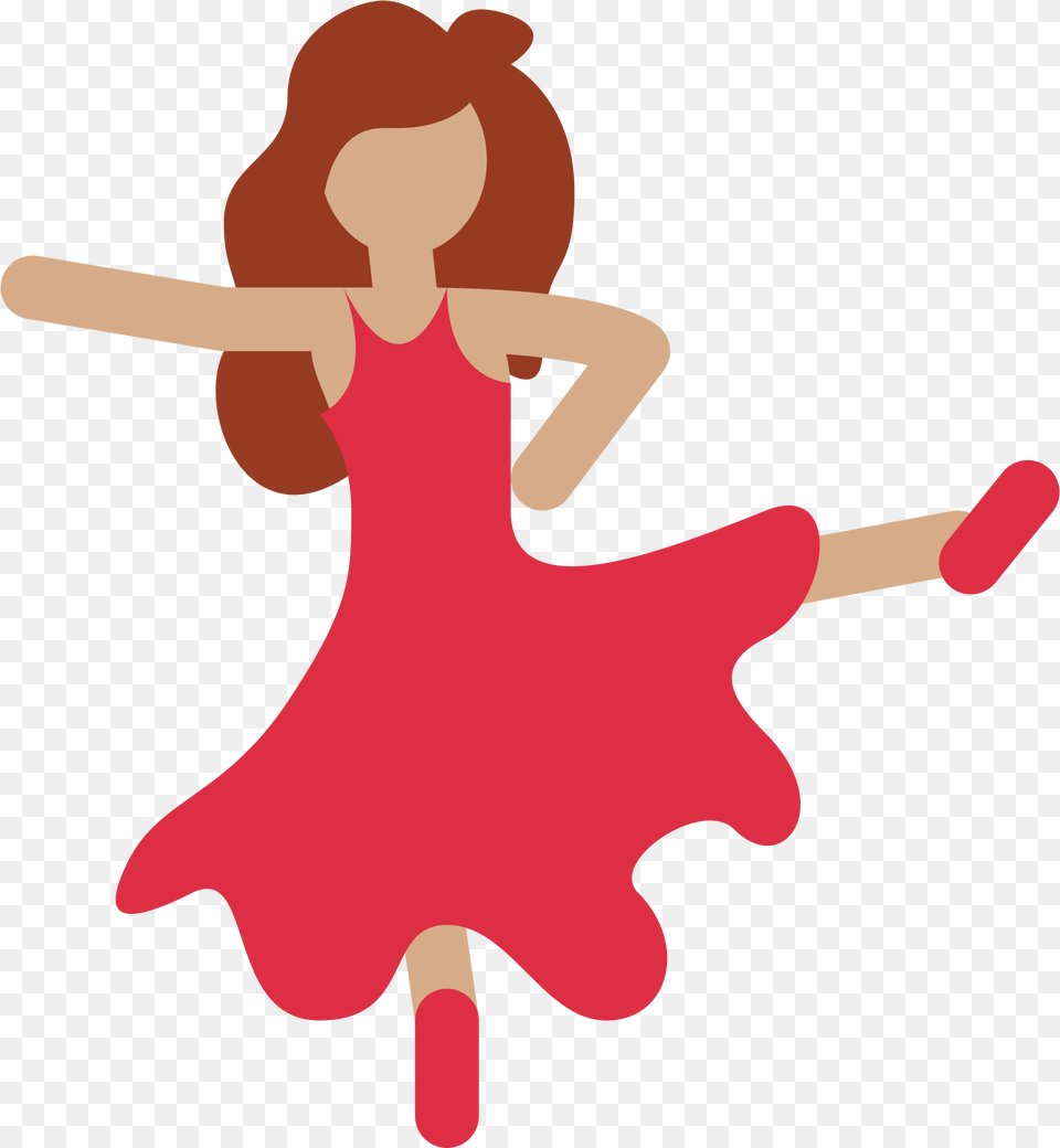 Dance Emoji Transparent Dancing Girl Emoji, Leisure Activities, Person, Performer Free Png Download