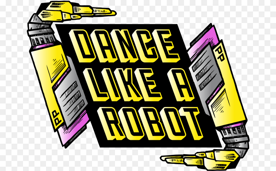 Dance Like A Robot Logo 2019 Graphic Design, Advertisement, Poster, Scoreboard, Paint Container Free Transparent Png