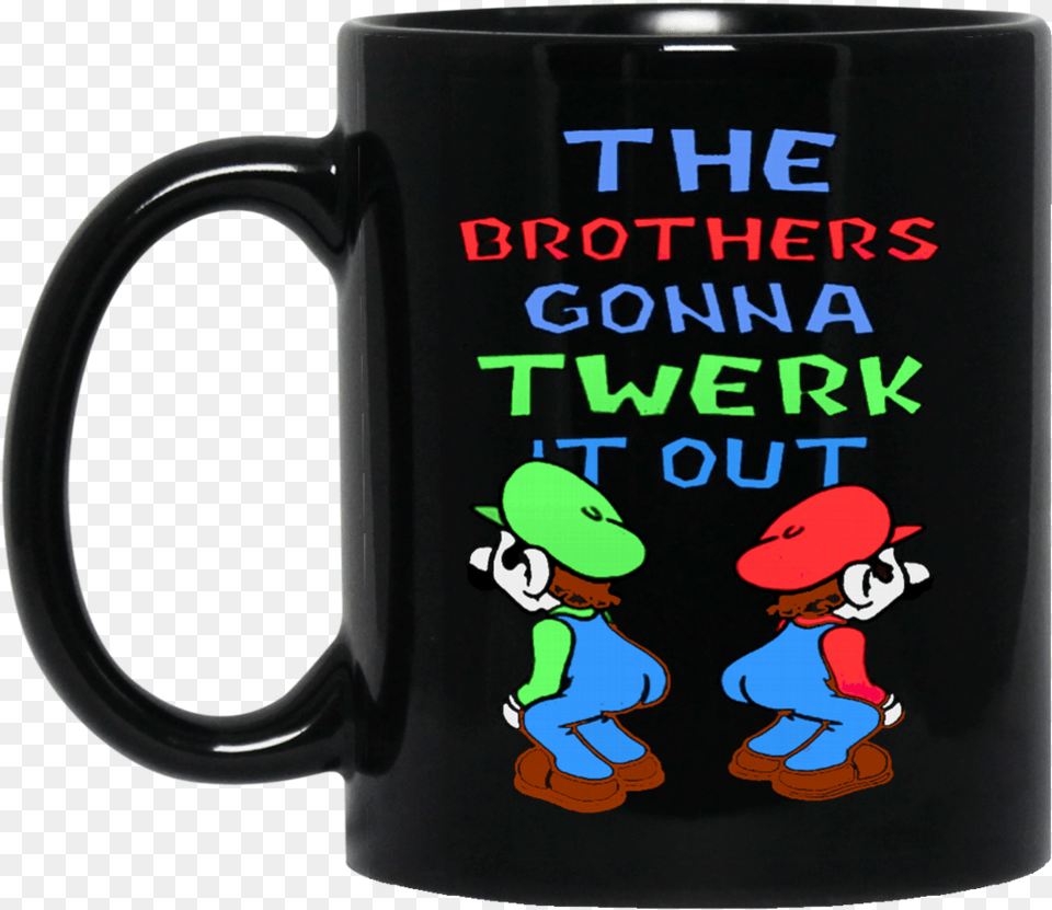 Dance Mario Twerk Mug The Brothers Gonna Twerk It Out Hallmark Christmas Movie Mug, Cup, Baby, Person, Beverage Free Transparent Png