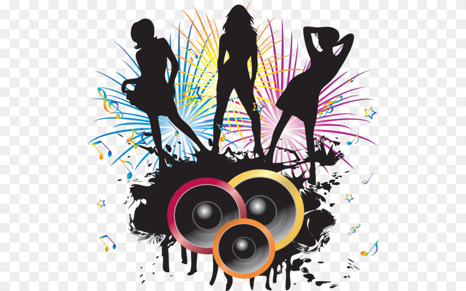 Dance Music Vector Music And Dance Vector, Art, Graphics, Adult, Male Png