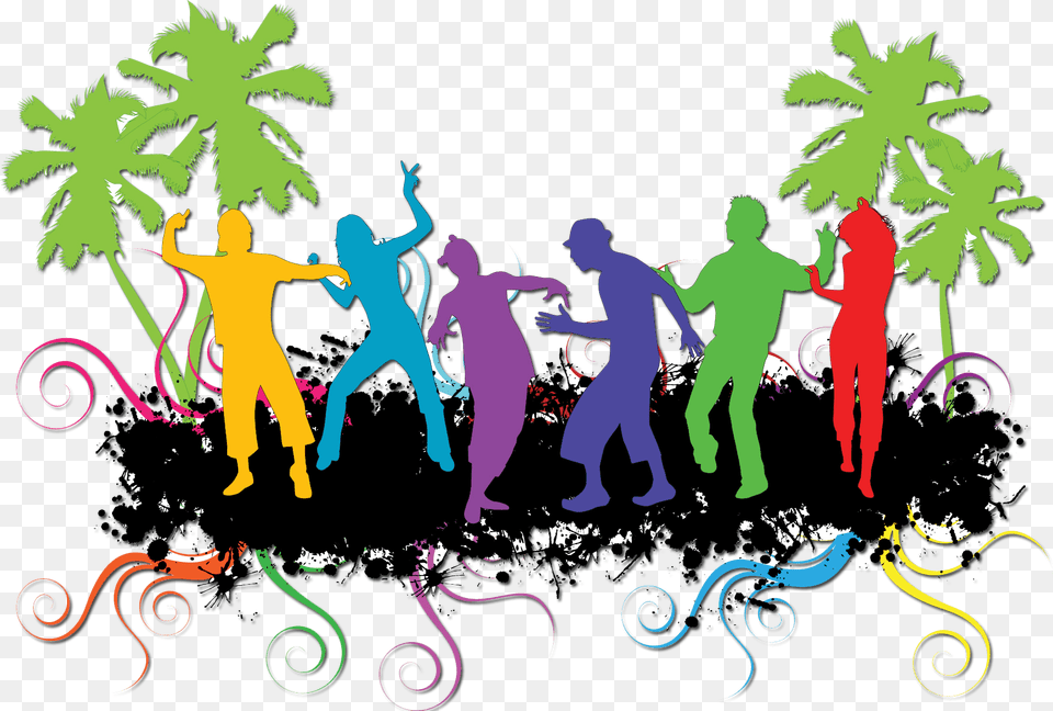 Dance Party Clipart, Art, Graphics, Adult, Person Png Image