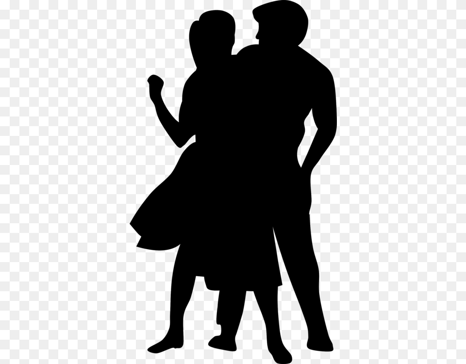 Dance Party Drawing Silhouette, Gray Png