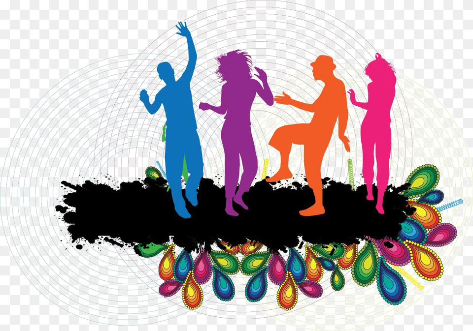 Dance Party Picture, Art, Graphics, Adult, Person Png Image