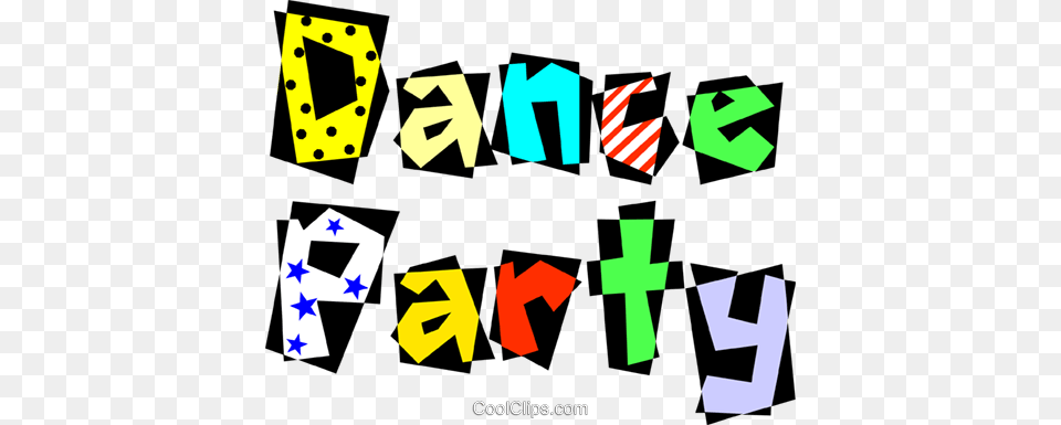 Dance Party Royalty Vector Clip Art Illustration Png