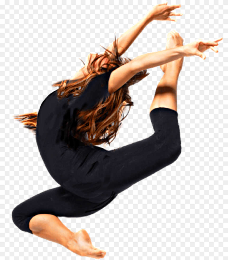 Dance Play Fly Woman Girl Jump Ftestickers Exercise, Adult, Dancing, Female, Leisure Activities Free Png