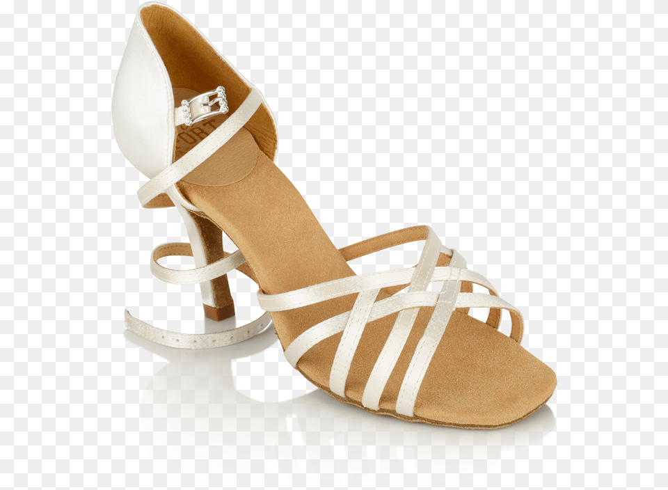 Dance Shoes In White, Clothing, Footwear, High Heel, Sandal Png Image