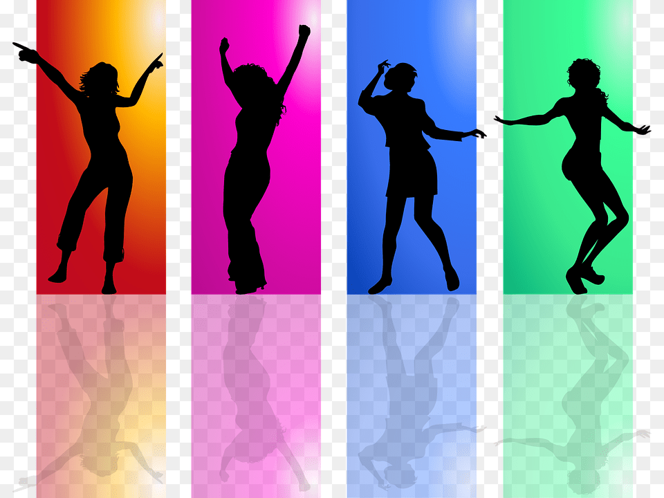 Dance Silhouette Colored, Dancing, Person, Leisure Activities, Adult Free Png
