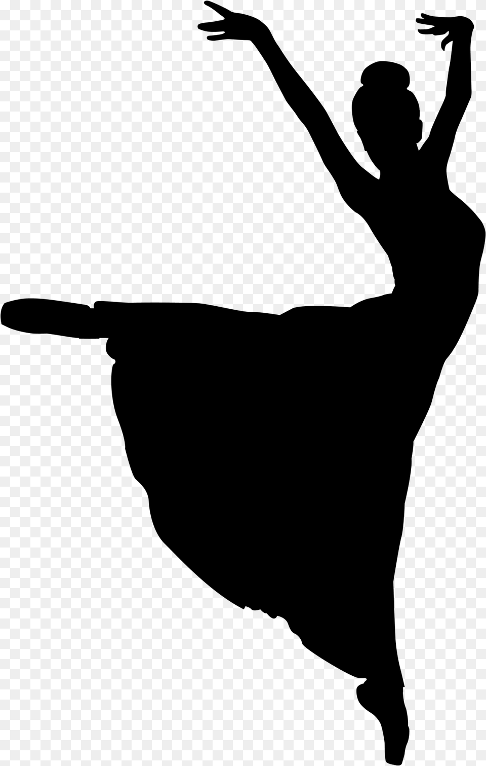 Dancer Clipart, Gray Free Transparent Png