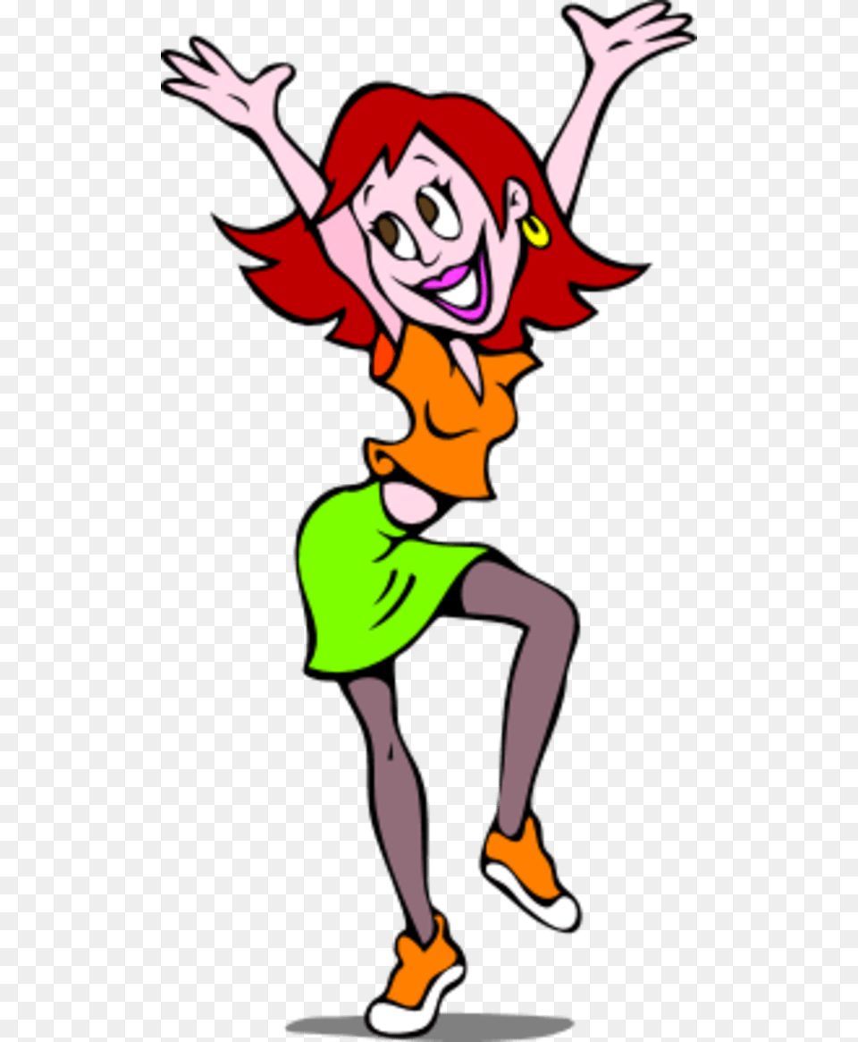 Dancer Clipart Cute, Person, Cartoon, Face, Head Png Image