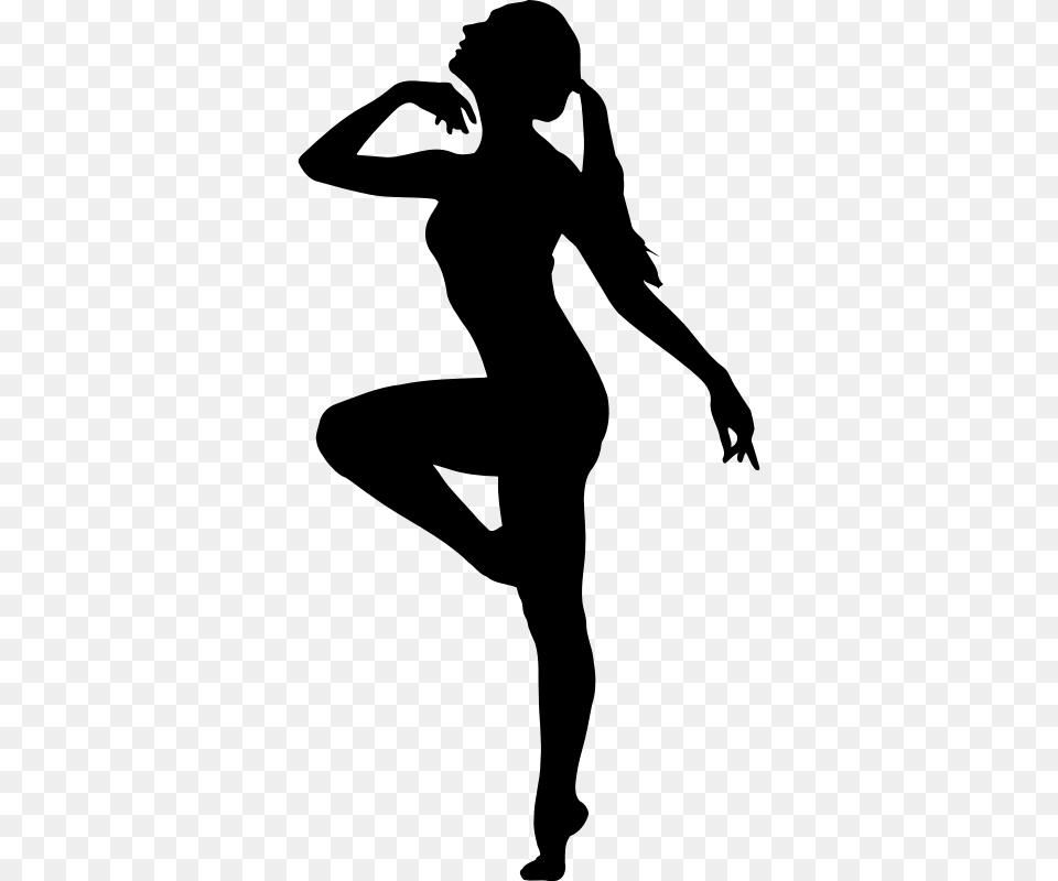 Dancer Dancer Silhouette, Gray Free Transparent Png