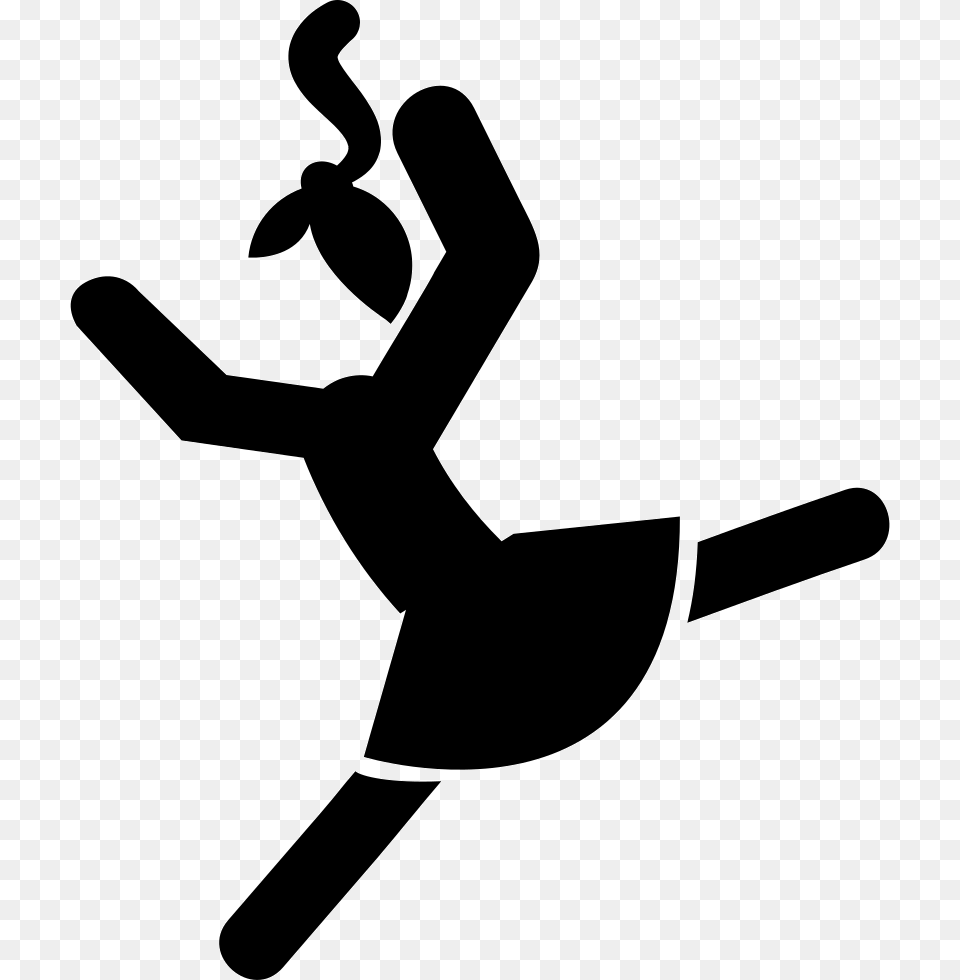 Dancer Girl Comments Girl Icon Dance, Silhouette, Stencil, Dancing, Leisure Activities Free Transparent Png